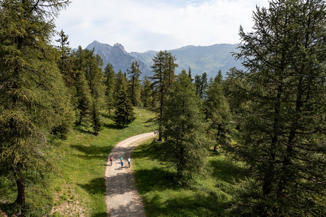 Pistes VTT en été aux Karellis